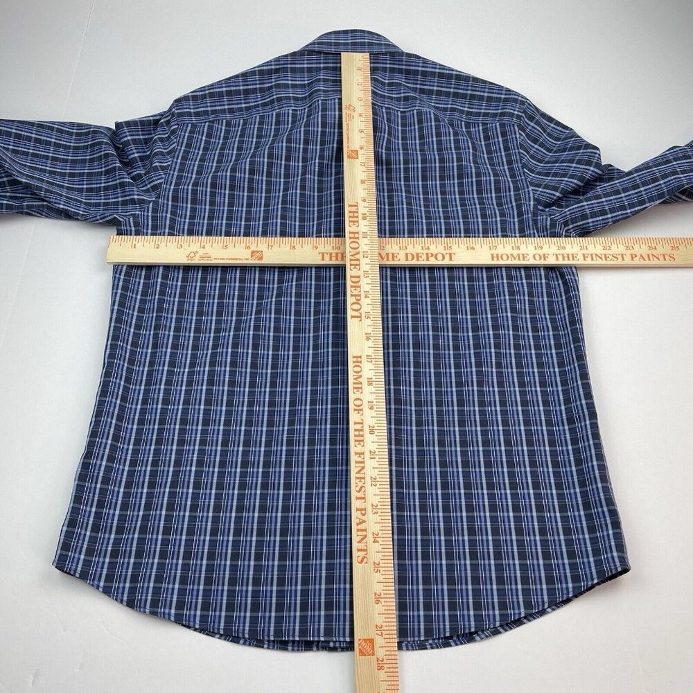 Men's Slim Fit  M Untuck It Button Down Wrinkle Free, 100% Cotton Shirt - Picture 3 of 10